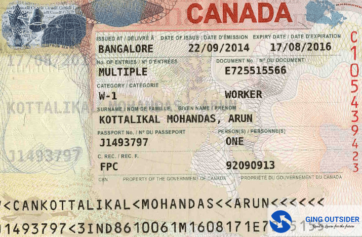 canada tourist visa to work permit