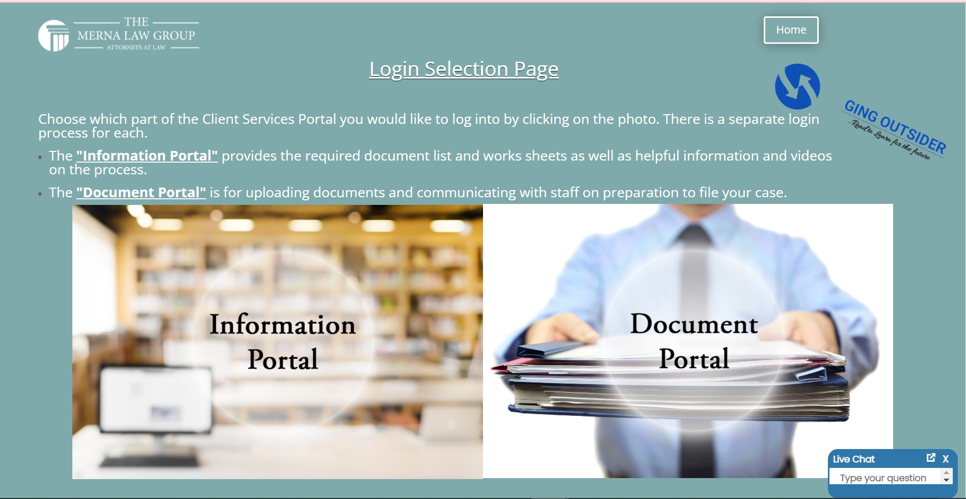 Merna Law Portal