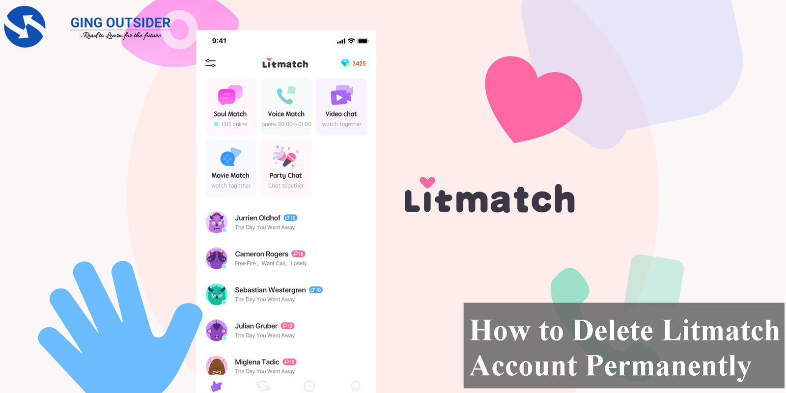 How to Delete Litmatch Account