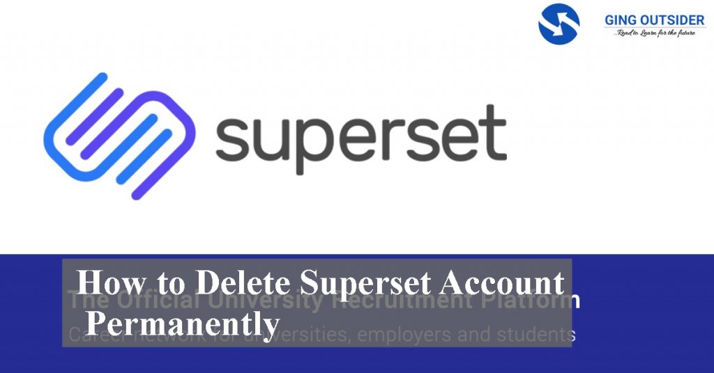 How to delete Superset account